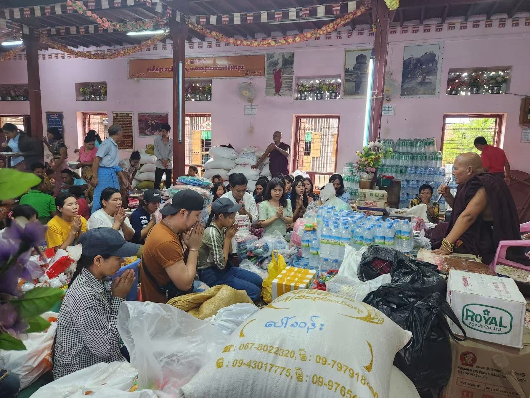 ❝မျှဝေဖေးကူ ရေဘေးအလှူ❞